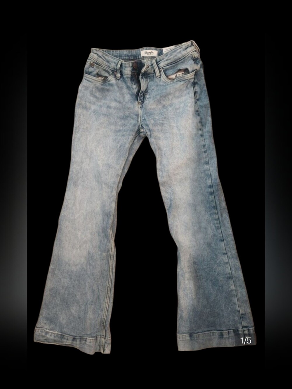 Wrangler Light Blue Flared Women's Jeans